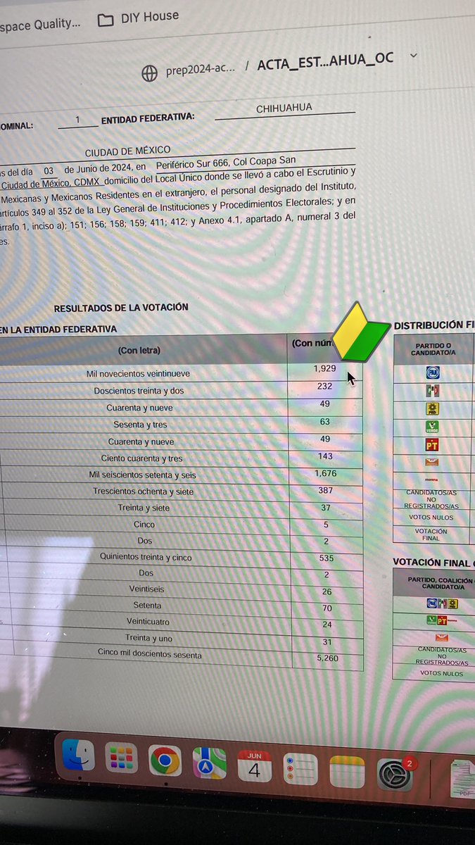 JPAlGd's tweet photo. Ahora el fraude es en el Voto electrónico desde el extranjero…

Para Chihuahua, en el acta hay 1929 para el PAN, mientras que en el PREP hay CERO!!!!

Delincuentes electorales. https://t.co/RQqvnD2srZ
