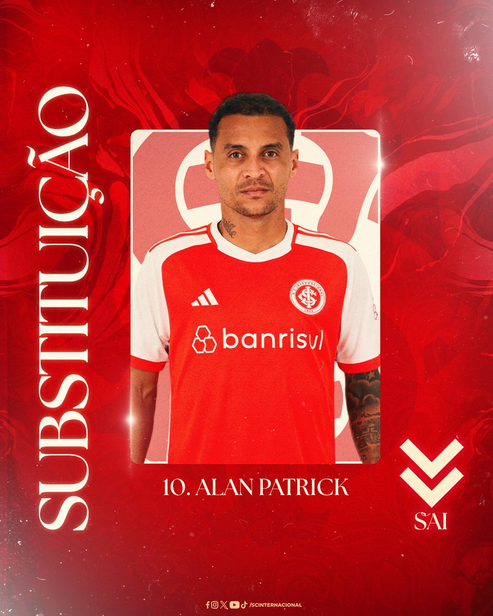 SCInternacional's tweet photo. #RTOxINT | 0-1 | 2T | 33' - Fechando a janela de trocas, Lucca substitui Alanpa!

🇦🇹 #VamoInter

🎧 https://t.co/K7K4647snP https://t.co/unvtyhZnPV