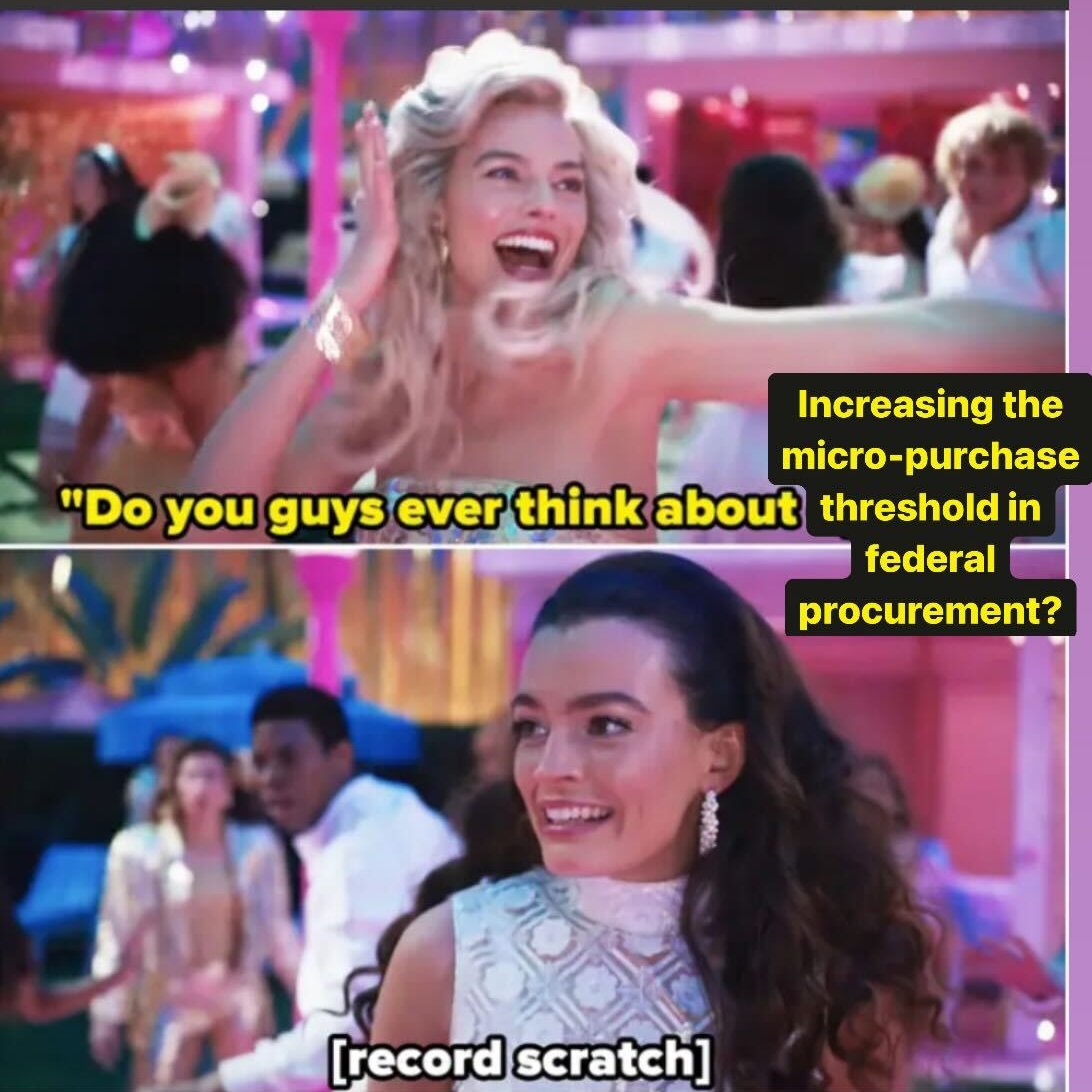 Today, George Mason University's <a href="/Costello_Biz/">George Mason Costello</a> released a white paper on the potential effects of raising the micro-purchase threshold for federal #procurement. More info here: business.gmu.edu/news/2024-06/b…