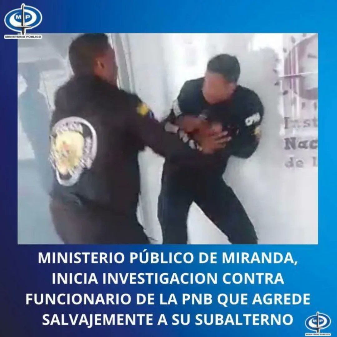 djsucesor's tweet photo. El Ministro Público en atención a la defensa de los Derechos Humanos y buenas prácticas policiales,designa a las Fiscalías 39 Nac y 24 Miranda -ambas adscritas a DDHH-  para Investigar y Sancionar al Jefe de la Mancomunidad Policial de los Valles del Tuy Ramón Palazzone .🤔 https://t.co/XBmyu9aYYc