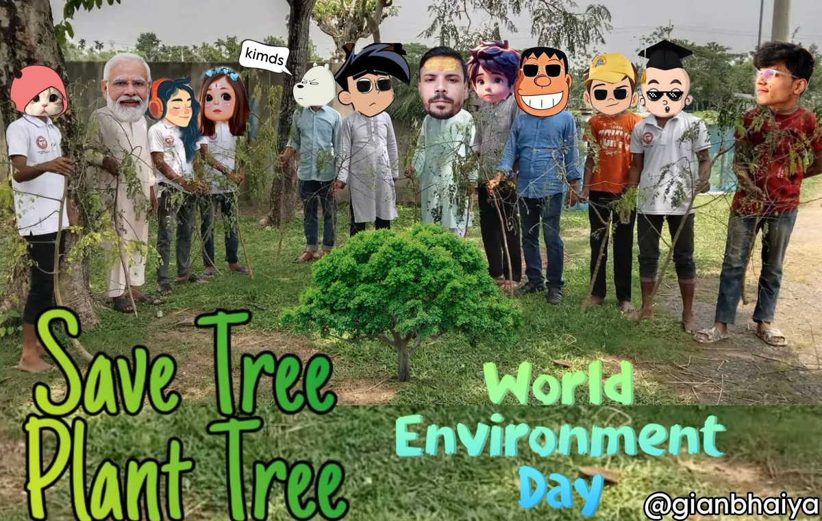 gianbhaiya's tweet photo. Protect our planet, preserve the future.
#worldsEnvironmentDay
#SaveTreesSaveEarth https://t.co/tQLOihMLJ8