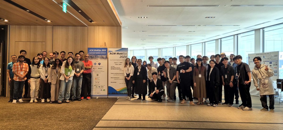 #MobiSys2024 ASSET Symposium group photo - the next generation researchers. Great job, everyone!