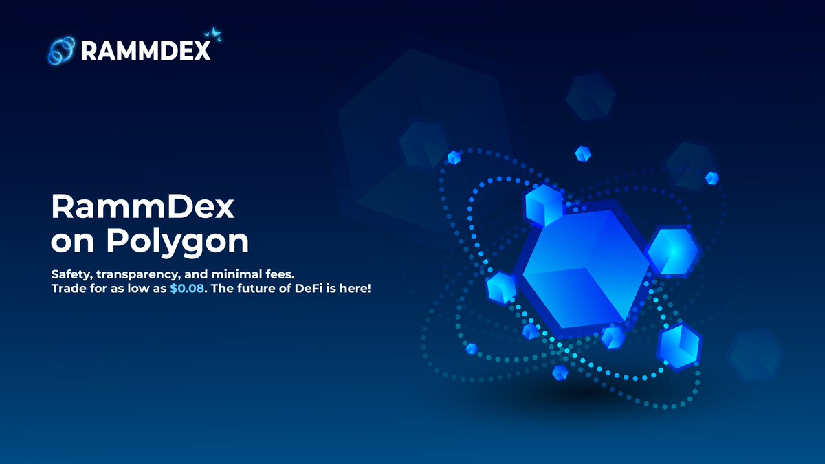 RammDex's tweet photo. RAMM @RammDex🦋  
Risk Automated Market Maker

Shocking! Rammdex Reveals Transaction Fees: Surprising Even the Most Demanding Traders🚀💸

Rammdex, leveraging the Polygon network, introduces magical transaction fees - incredibly low, comparable to or even cheaper than current CEX platforms! 
What's more exciting? All you need to do is confirm the transaction, then sit back and wait - your profits or refunds will be automatically transferred to your wallet at the end of the session.✨💰