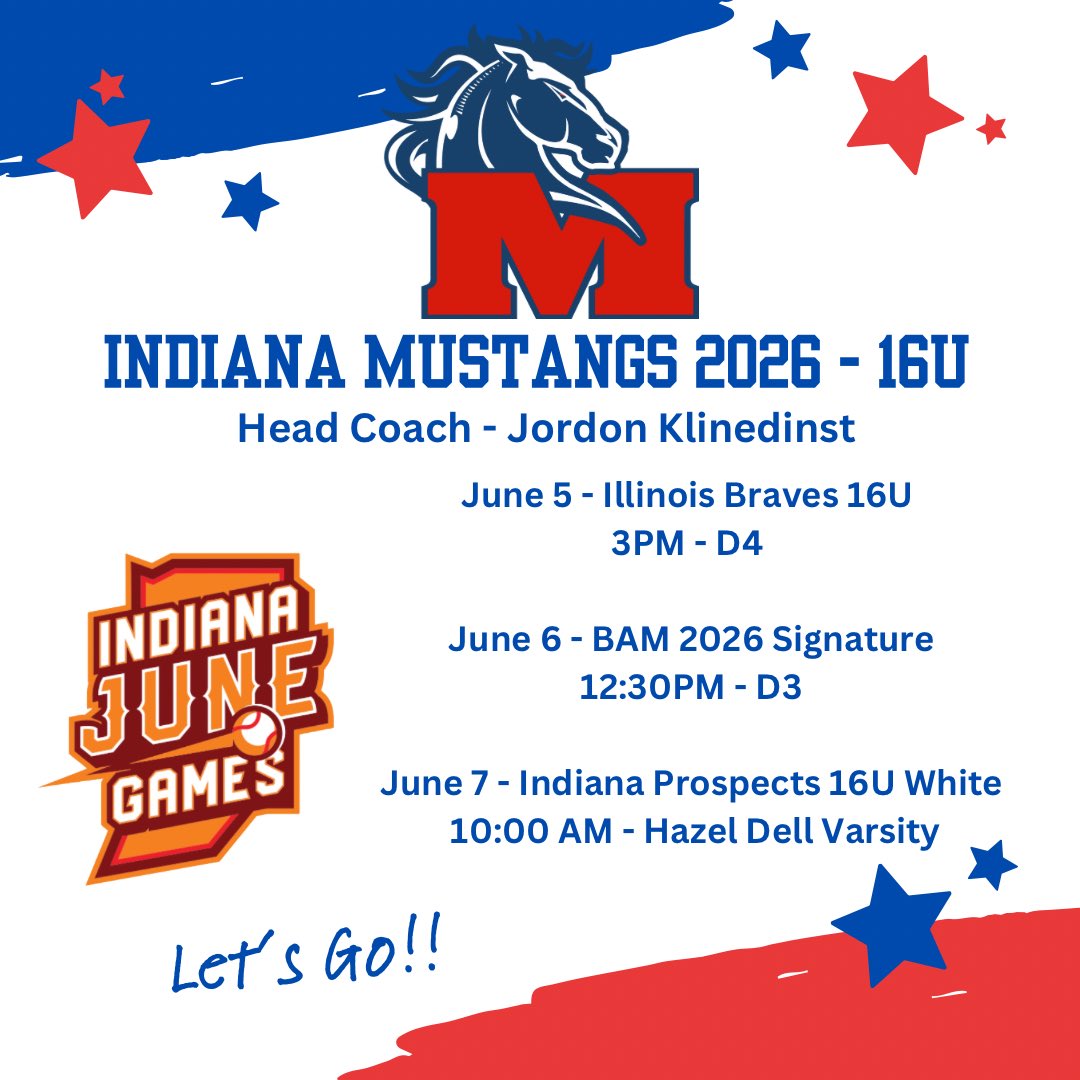 Indiana Mustangs Klinedinst 2026 tweet media