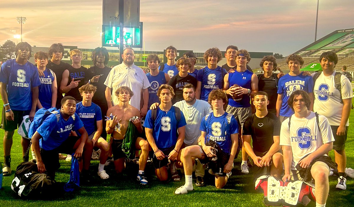 Chris Scheffer (@qbcoachscheffer) on Twitter photo WOW WHAT A NIGHT!
Thank you so much to <a href="/Coach_Creighton/">Chris Creighton</a> and <a href="/EMUFB/">Eastern Michigan Football</a> for coaching up our guys over at <a href="/RocksFootball1/">Salem Rocks Football</a>. We got 1% better today! WOW WHAT A NIGHT!
Thank you so much to <a href="/Coach_Creighton/">Chris Creighton</a> and <a href="/EMUFB/">Eastern Michigan Football</a> for coaching up our guys over at <a href="/RocksFootball1/">Salem Rocks Football</a>. We got 1% better today!