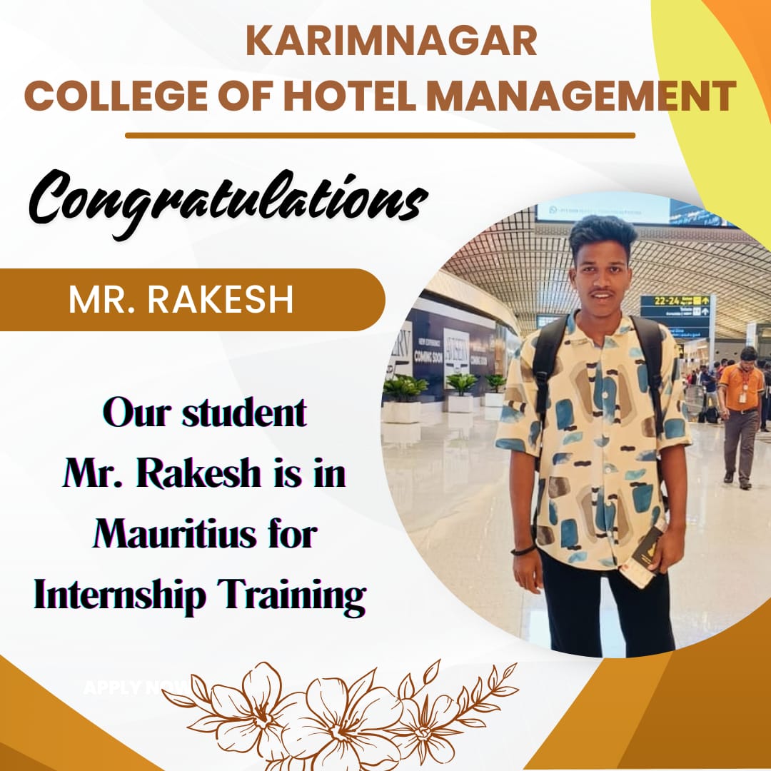 KarimnagarM's tweet photo. Congratulations Rakesh 💐💐 #besthotelmanagementcollegeinKarimnagar #besthotelmanagementcollege #besthotelmanagementinstitution #besthotelmanagementcollegeintelangana #tophotelmanagementcollegeintelangana #tophotelmanagementcollegeikarimnagar #tophotelmanagementcollege https://t.co/Mo3JplQYuZ