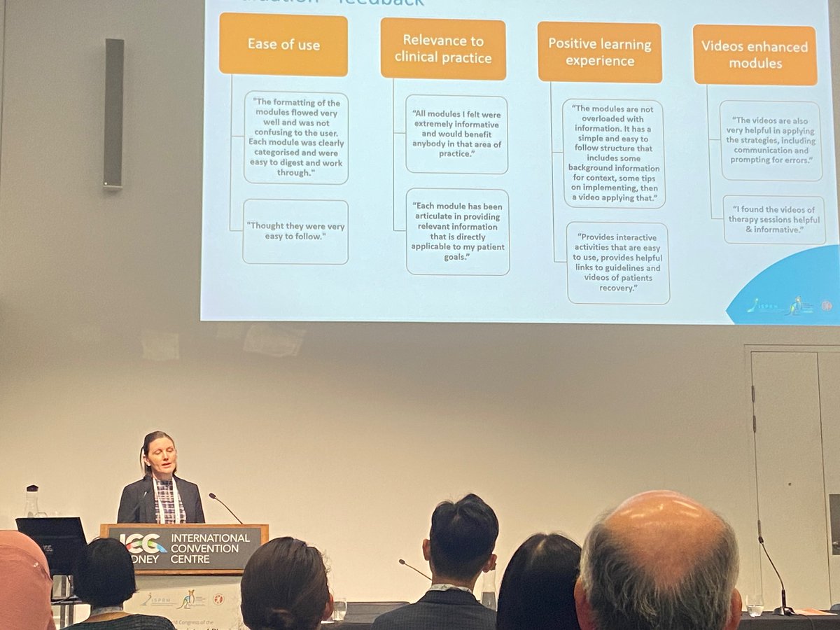 Dr Natasha Lannin (@natashalannin) on Twitter photo <a href="/kscriv2013/">Kate Scrivener</a> presenting the development of the PROMOTE trial UL stroke (guideline recommended) rehab education modules & evaluation by clinicians & students
<a href="/ISPRM/">ISPRM</a> <a href="/strokefdn/">Stroke Foundation</a> <a href="/kscriv2013/">Kate Scrivener</a> presenting the development of the PROMOTE trial UL stroke (guideline recommended) rehab education modules & evaluation by clinicians & students
<a href="/ISPRM/">ISPRM</a> <a href="/strokefdn/">Stroke Foundation</a>