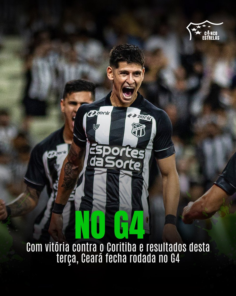 🏁👴🏻😎 AVÔ NO G4

Após vencer o Coritiba na última sexta-feira, o Ceará contou com resultados positivos para fechar a 8ª rodada da Série B no G4!

Alvinegro agora se prepara para enfrentar o Vila Nova, no dia 10, fora de casa, para se manter entre os quatro primeiros
