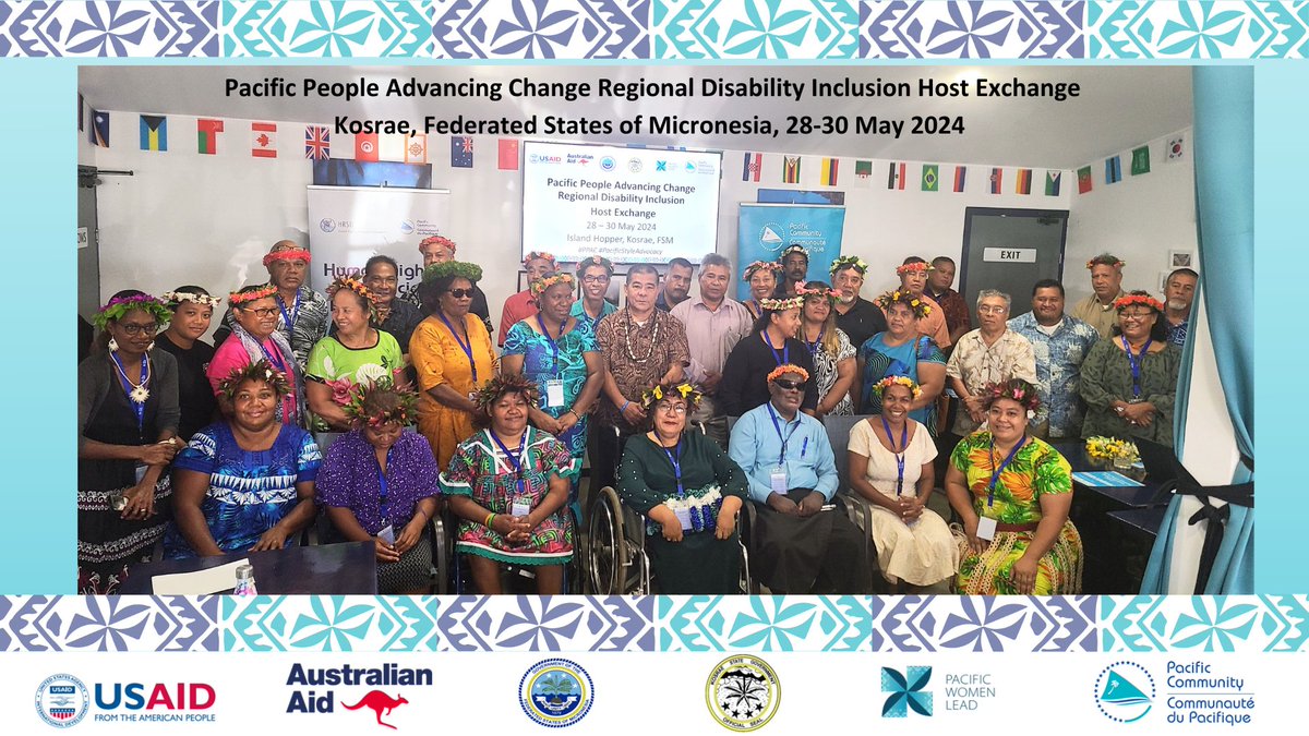 spc_cps's tweet photo. #PacificPeoples | 📘 Read our story about last week’s #PPAC Regional #DisabilityInclusion host exchange in #Kosrae, #FSM, with CSOs from FSM, #Tonga, #Palau, Solomon Islands &amp; #Vanuatu 
👉  https://t.co/BFGCvvMraQ
🤝 #KSPN #PROJECTGovernance @usaidpacifist @PacWomenLead @dfat https://t.co/9UxGBFQKx8