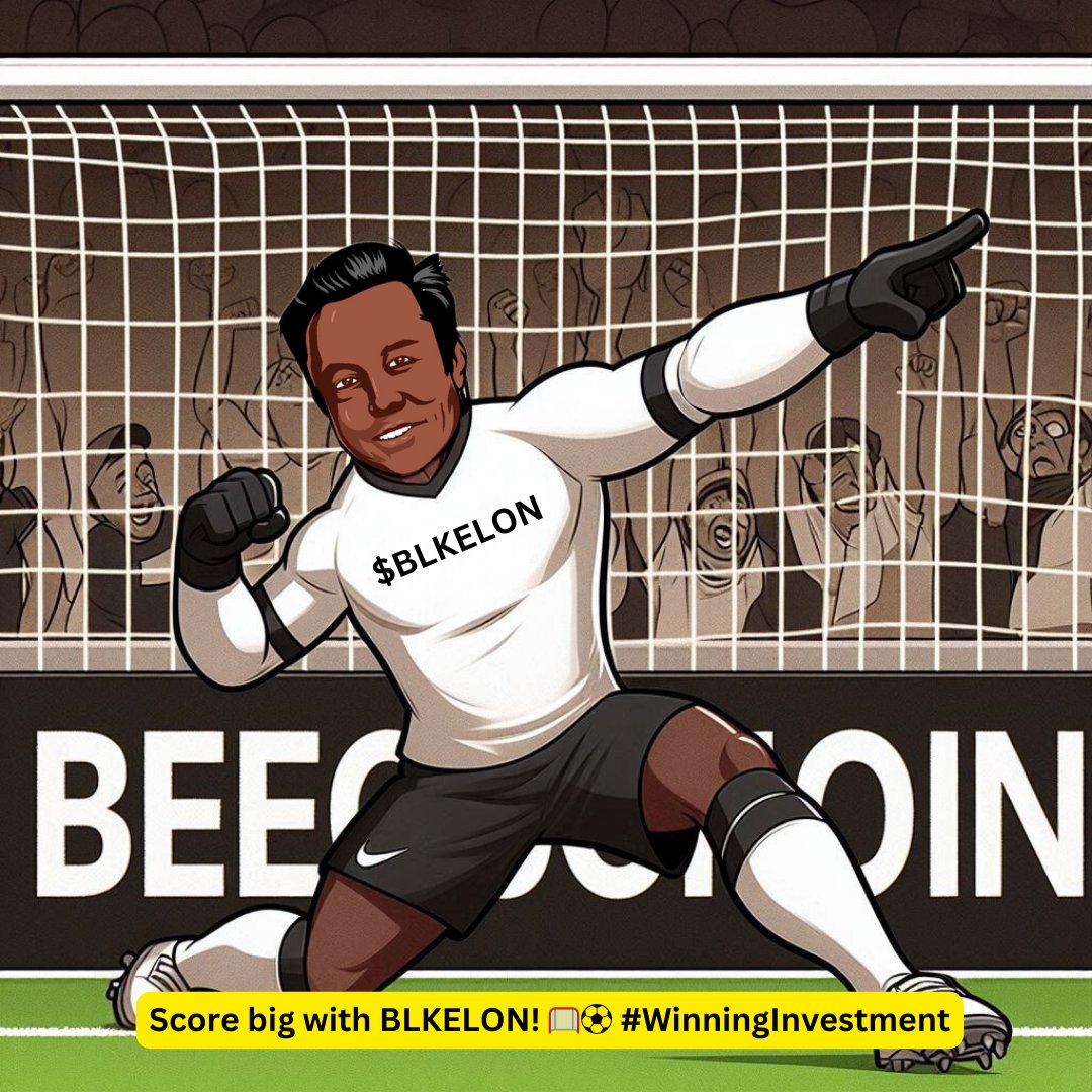 Score big with BLKELON! 🚀 ⚽

Invest now and make winning moves in the world of innovation!

 #WinningInvestment #BLKELON