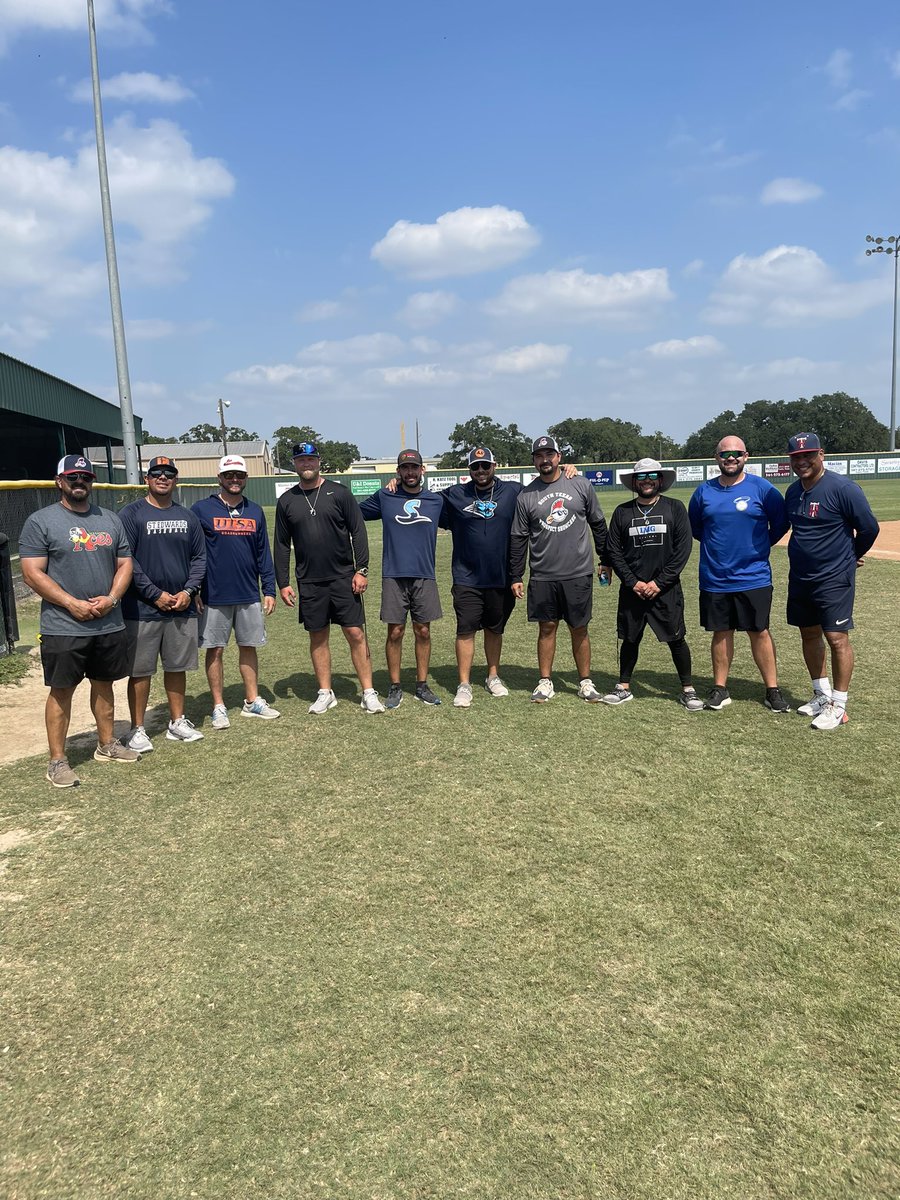 Great Showcase today in Cuero Texas.. good talent! Good weather! Thanks to the players and coaches..Keep working hard.