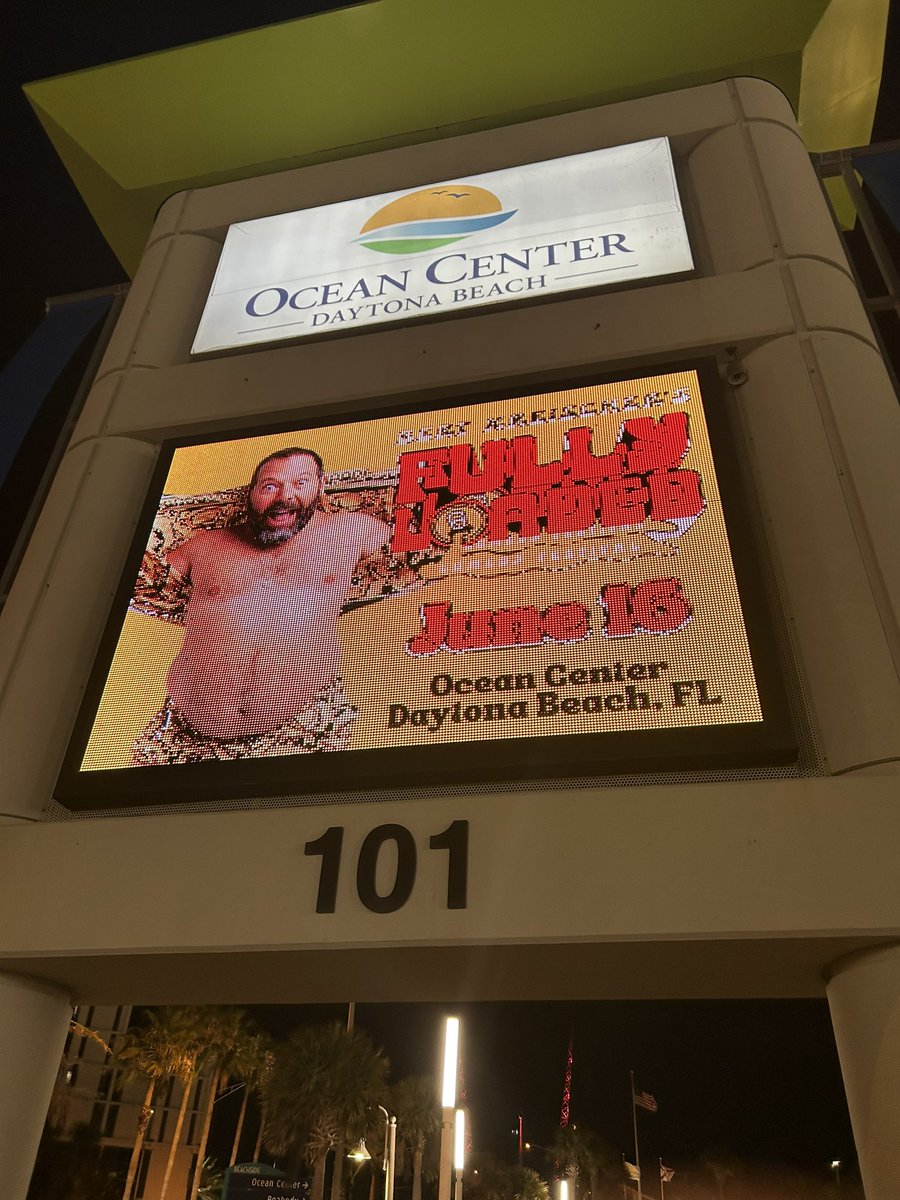 On a work trip to Daytona Beach and this animal keeps following me <a href="/bertkreischer/">bert kreischer</a>