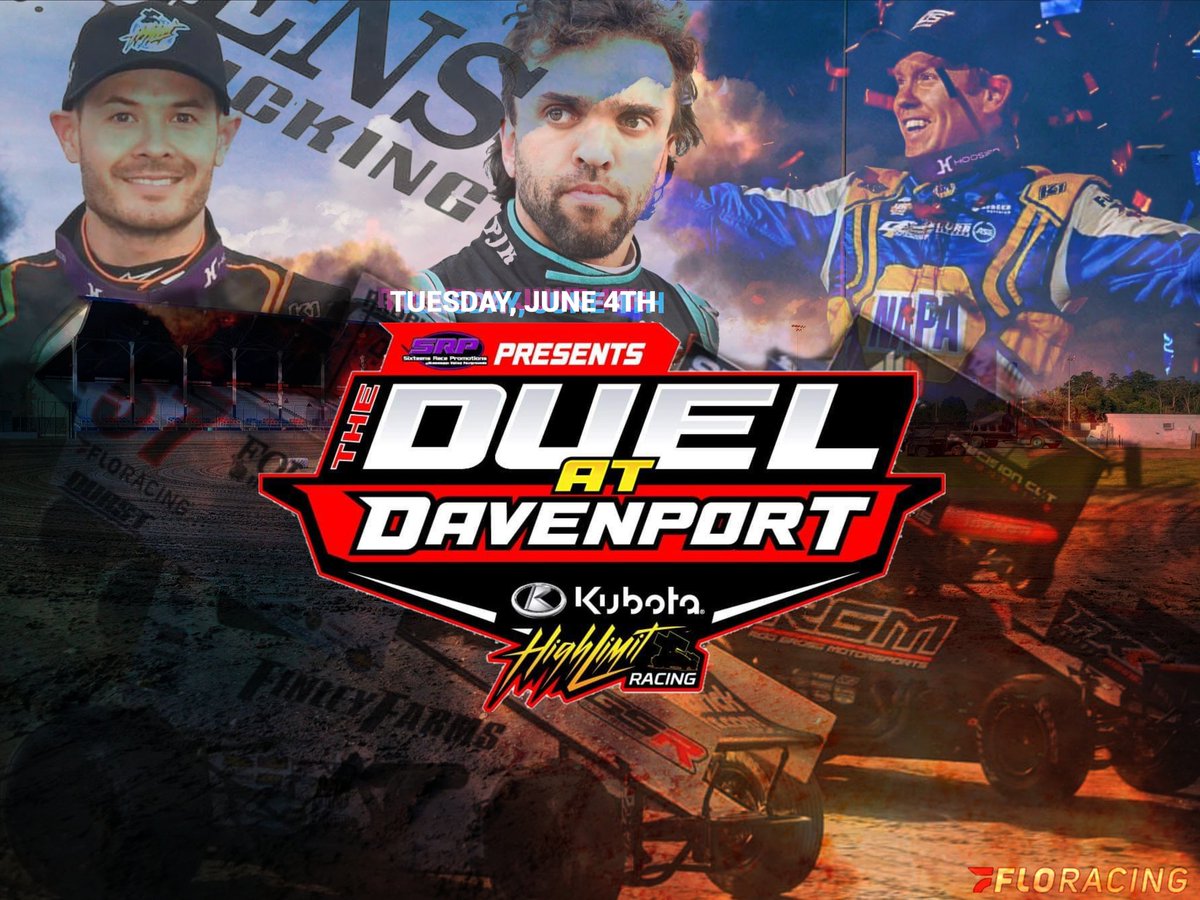 KevinKaZaambory's tweet photo. Even though the races got rained out at Davenport Speedway, I enjoyed making graphics for the event and even scored a young newspaper journalist an interview with Kyle Larson. https://t.co/iA0DdIt3SX