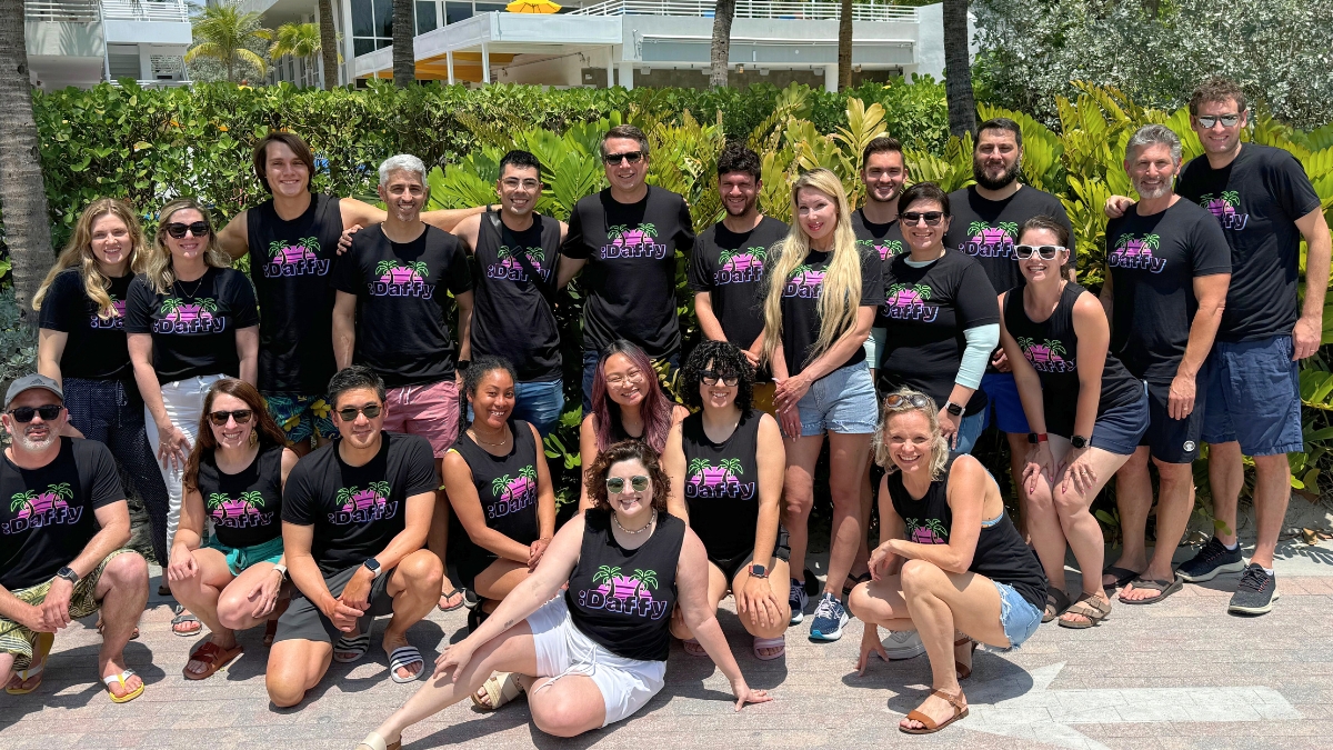 What happens at the Daffy offsite in Miami…forges lasting bonds that shape our company culture for years to come 🏝️

Incredible ideas coming to fruition soon 💡🛠️