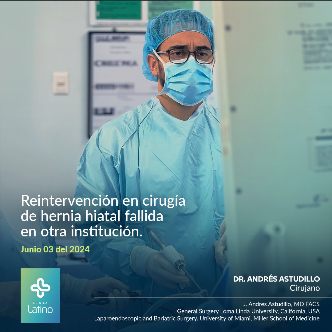 dr_aastudillo's tweet photo. El día de hoy operamos una paciente de 39 años quien fue intervenido hace seis meses en otra institución de hernia hiatal la cual no tuvo los resultados esperados, causando imposibilidad para pasar los alimentos y desnutrición severa. https://t.co/fPlkV1Um9k