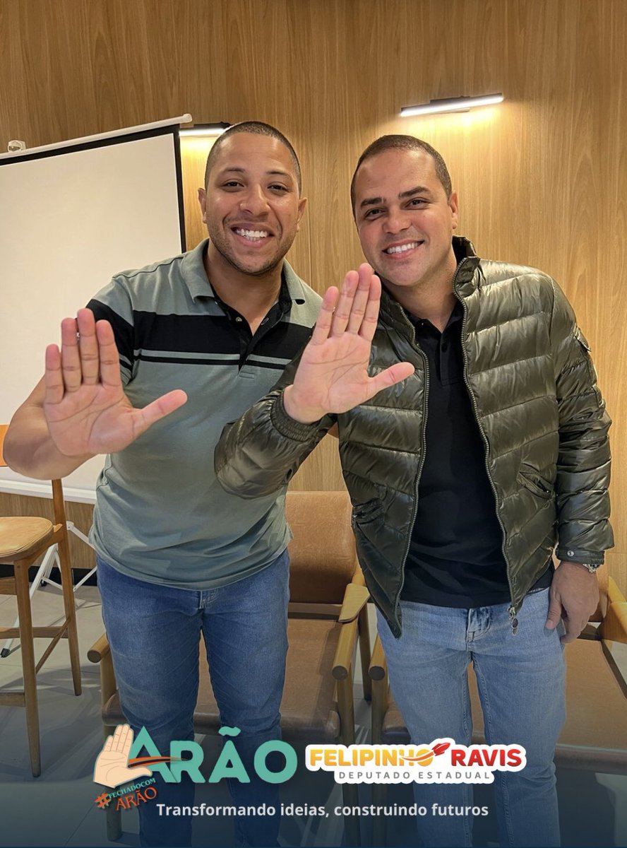 Leoaraoao's tweet photo. Com meu amigo e Deputado estadual Felipinho Ravis. #eonossomomento https://t.co/7QLk8XMvMd
