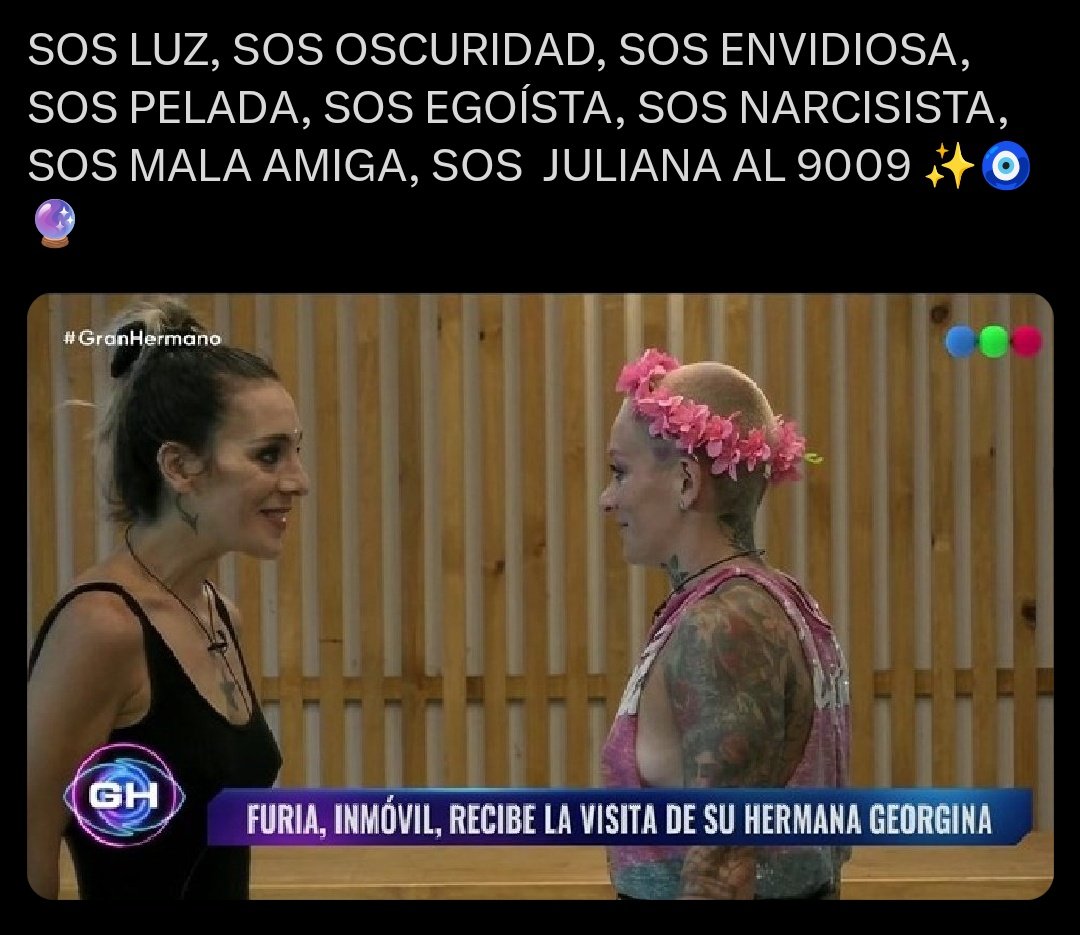 AhreIvaan's tweet image. Este domingo se va si o si el pelado siniestro, así que voten JULIANA AL 9009

#GranHermano