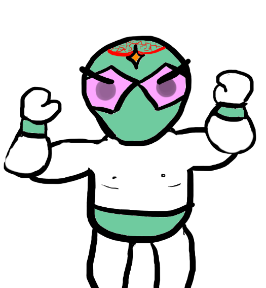 zeugMal_'s tweet photo. @the_englishist @thesperience My lil trans luchador wrestler boi <3 they ANGY https://t.co/uUQds8rqgP