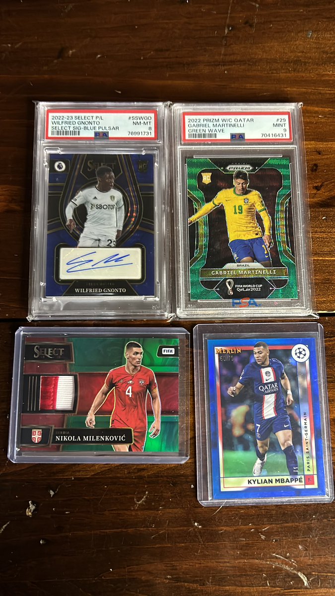 Post 49- $10 each Select /5 Mbappe /75 Shipping Starts @: 🇺🇸: $5 🇨🇦: $15 🇬🇧: $25 Other: Calc #TSSS #RicardoStacks