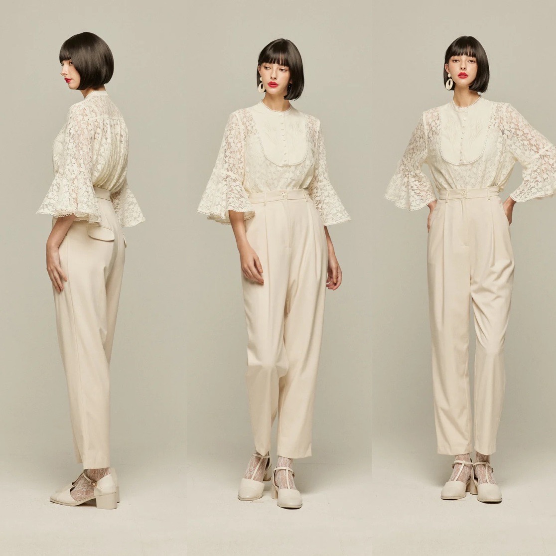 TNEWTIES-White&Red&Blue】🍧 《花瓶を動かしたのは誰？》Tops 《この