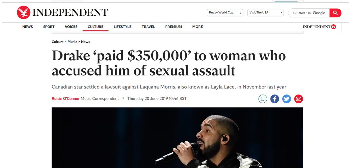 KermodeRhone's tweet photo. @DeeTr3y @Heavyaftamoney @git3085 @TruffleWater330 @ShawnSikhosana @keep6ixsolid Kanye has 0 rape/sex assault allegations.

His lawsuit is a carbon copy of Megan Thee Stallion's,where an ex employee includes harassment/hostile work environment as part of a wrong termination suit 

Drake on the otherhand.... https://t.co/6EqgSvk7ni
