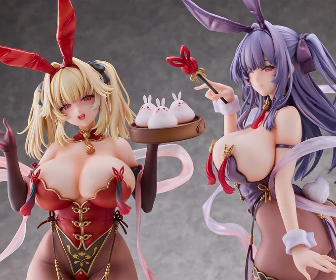 サークル「萌姫連合」の看板娘「ゆり&ステラ」が、チャイナドレスバニーとして再び登場!!上半身のバニーコスチュームは胸出しVer.に差し替え可能、股間の部分も脱着式となっておりますので、あられもない姿もお楽しみいただけます。日本: 