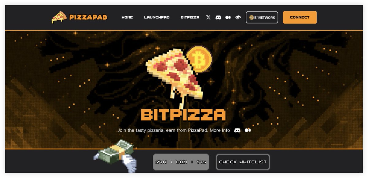 BTC_PizzaPad's tweet photo. ⏳ Countdown: 24h. Get ready to mint your exclusive #BitPizza #NFTs! Ensure your funds are prepared.
📌 Mint Page: https://t.co/4ZZyaO9dgP
✍️ Mint Details: https://t.co/f6iExf56ZW
💎 Cross-chain Tutorial: https://t.co/Gmn1Kucxo8
Don’t miss this chance to own a piece of crypto history. Mark your calendars and set your alarms – the minting window opens soon!