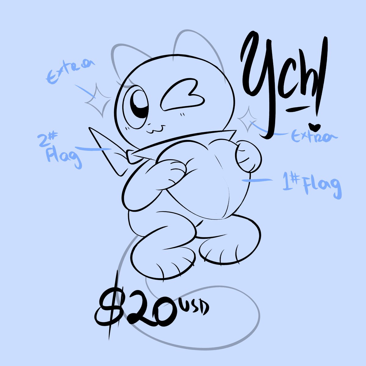 Hello! Happy pride month!🌈✨ I'm making like 5 of these if y'all are interested! (Dm via twt or instagram (@/imd0g)/ or imd0g.artist@gmail.com)
#ych #furryych  #pridemonth (example below)