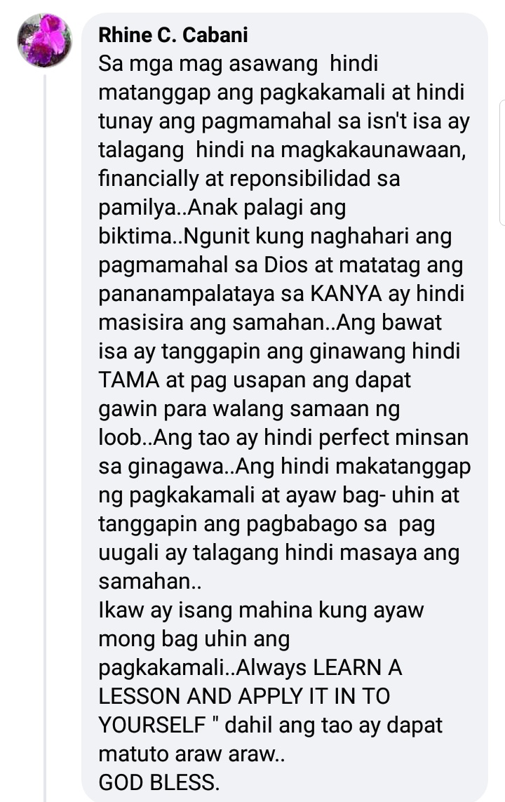 maryakimpau's tweet photo. Tama Po Ma'am... Salamat sa pag share Ng Good words
#NoToDivorce
#LinlangPagsisisi https://t.co/Mc45dm0Eey