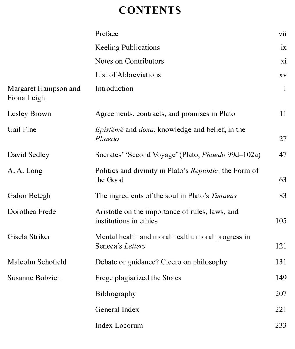 khalidsyossef's tweet photo. #OpenAccess
#Plato #Dialogues #Timaeus #Republic #Ethics #philosophy #Aristotle #Phaedo #Socrates #Politics #Divinity #Cicero
Themes in Plato, Aristotle, and Hellenistic Philosophy
Keeling Lectures 2011-18
ed. Fiona Leigh
Univ of London Pr 2021
PDF🎯
https://t.co/OpAkEI9Tq0 https://t.co/oOfzt3IoDF