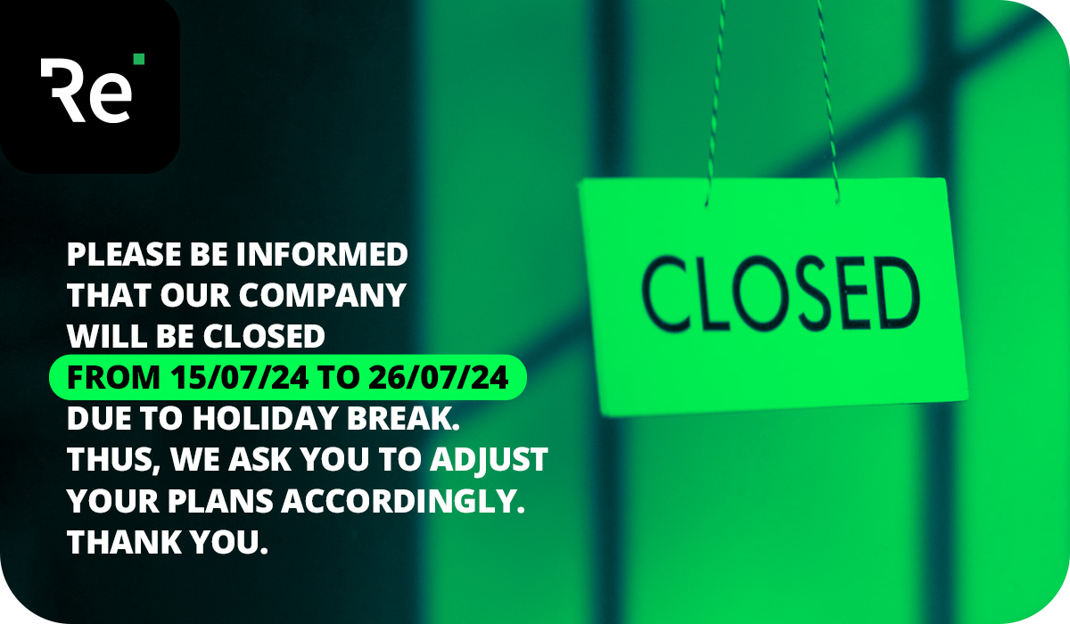 Please note our holiday brake ☀ 🏝 ⛺