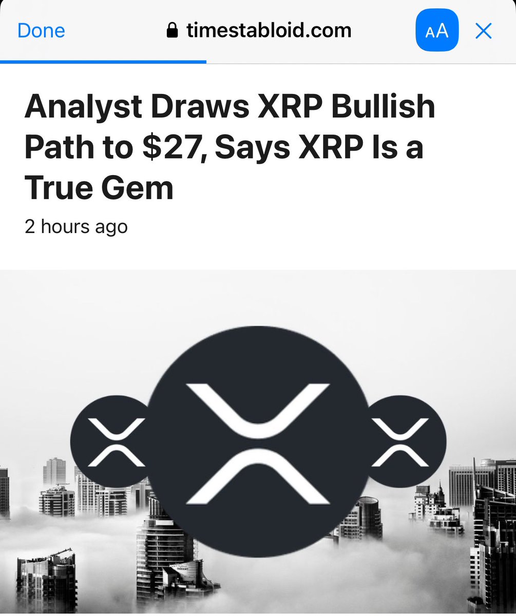 #XRP IS PUMPING!

Analyst Draws XRP Bullish Path to $27, Says XRP Is a True Gem. 

Exciting update! The @fortuneFMT Loyalty Reward Program is officially live!

To be eligible for the Loyalty Reward Program and earn some cash, simply buy a minimum of 1M #FMT Tokens.

Save the
