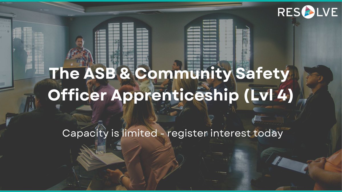 ResolveASB (@resolveasb) on Twitter photo Resolve give a huge congratulations to Renee Beesley from <a href="/DerbyHomes/">Derby Homes</a> who is our first ever qualified ASB / Community Safety Officer! 👏
Renee was one of our first ever apprentices starting in May 2022 – and has qualified with a Distinction!
Renee has worked extremely hard to Resolve give a huge congratulations to Renee Beesley from <a href="/DerbyHomes/">Derby Homes</a> who is our first ever qualified ASB / Community Safety Officer! 👏
Renee was one of our first ever apprentices starting in May 2022 – and has qualified with a Distinction!
Renee has worked extremely hard to