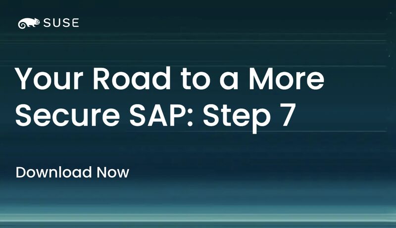 SLES4SAP's tweet image. See at-a-glance how #SUSE can help you navigate through a path to a more secure #SAP platform. Take a look at Step 7 - Why the focus should be on SAP application servers as well.

#SUSEChampions infl.tv/ohAF