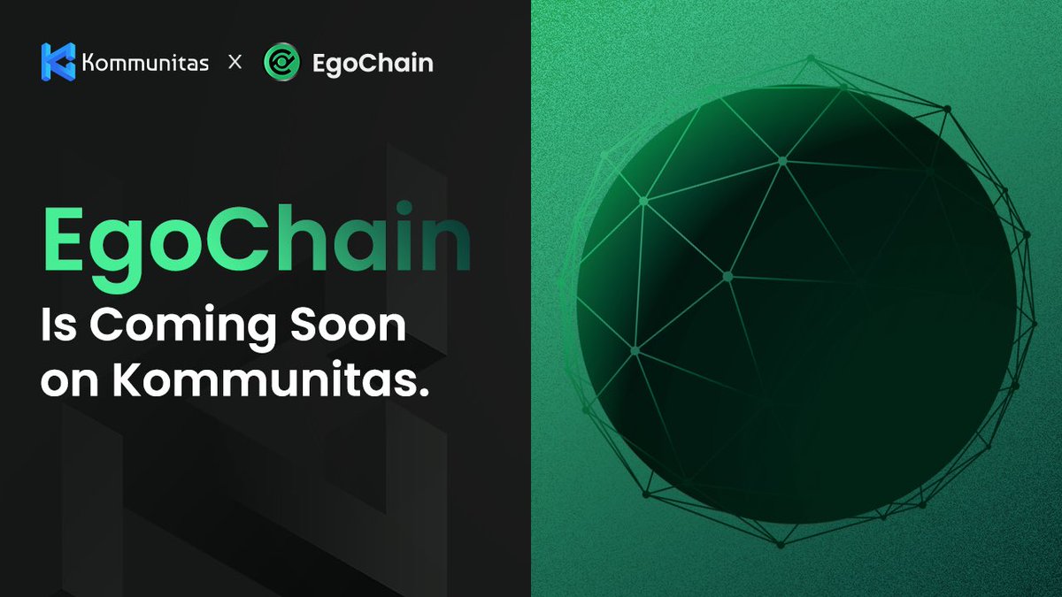 Hey $KOMmunity! 

🔥 We’re excited to announce our partnership with <a href="/egochainHQ/">Egochain</a> for the upcoming IKO!

🚀 Egochain is revolutionizing the tokenization of real-world assets, including electric vehicles. Here’s why they stand out:

🌍 Fractional ownership with EGO-404 tokens  
💪