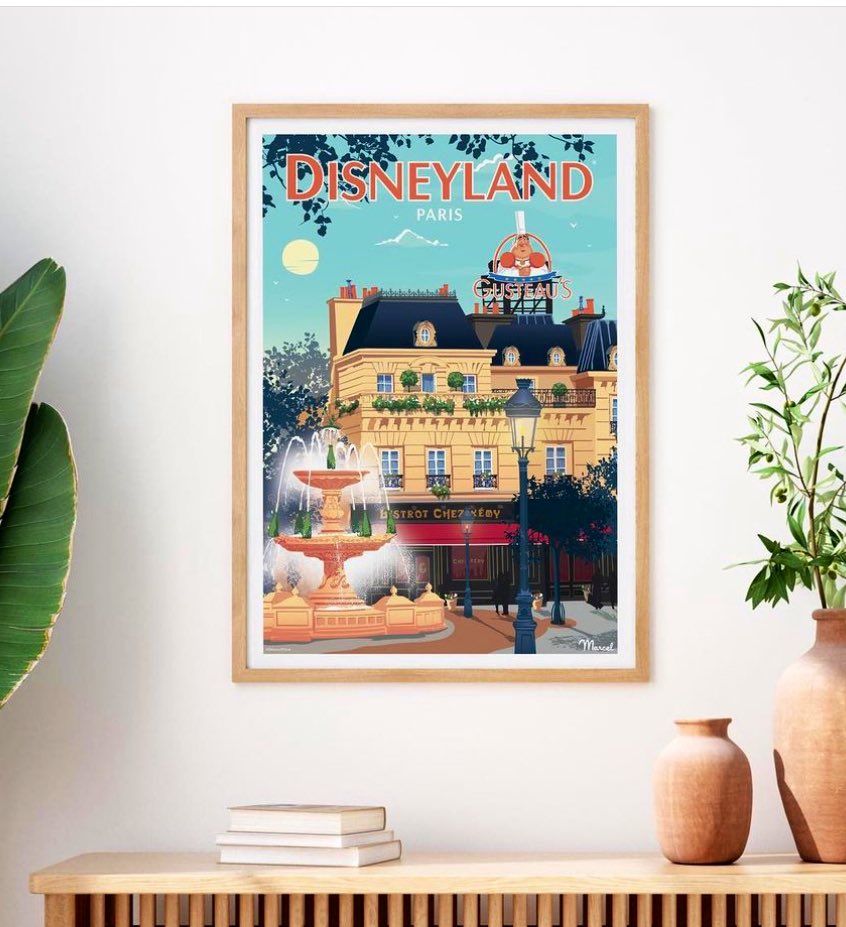 🛍 A new series of posters featuring iconic Disneyland Paris