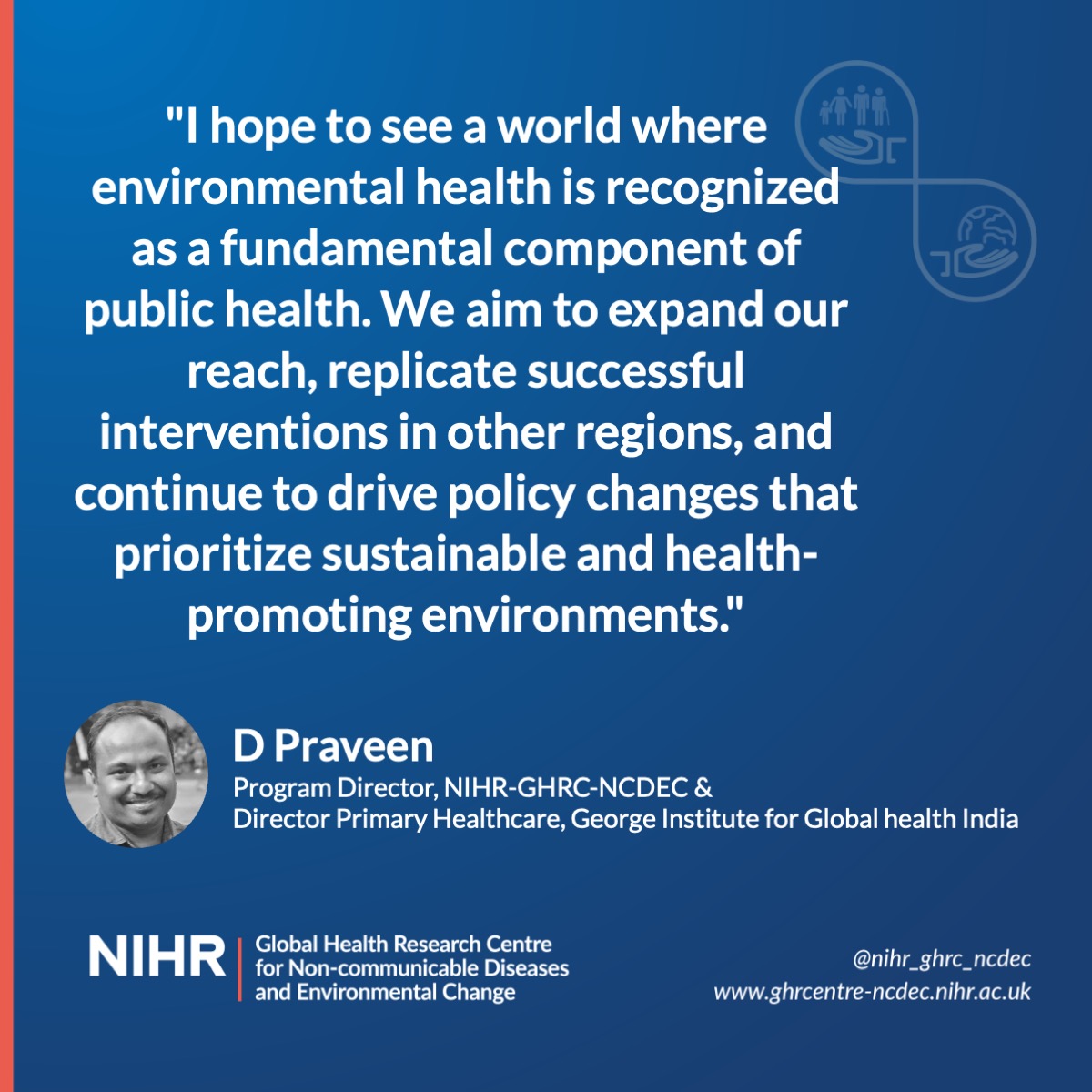 Non-communicable Diseases (#NCDs) kill 41 million people annually. Cardiovascular diseases account for most NCD deaths, or 17.9 million people annually.

The fight against NCDs and #ClimateChange must go hand in hand.

🔗bit.ly/3Kv67sM

#WorldEnvironmentDay