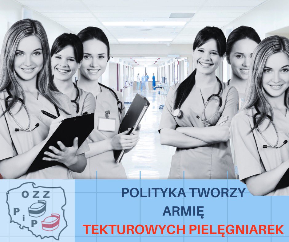 OZZPiP (@ozzpip_) on Twitter photo W Polsce na 1000 mieszkańców przypada 6 pielęgniarek. W Niemczech 13. Politycy, podejmijcie działania. Dziś macie jeszcze żywe pielęgniarki i położne, jutro zostanie wam armia tekturowych pielęgniarek, bo nas, żywych wkrótce zabraknie…. <a href="/donaldtusk/">Donald Tusk</a> <a href="/Leszczyna/">Iza Leszczyna✌️🇵🇱</a> <a href="/MZ_GOV_PL/">Ministerstwo Zdrowia</a> W Polsce na 1000 mieszkańców przypada 6 pielęgniarek. W Niemczech 13. Politycy, podejmijcie działania. Dziś macie jeszcze żywe pielęgniarki i położne, jutro zostanie wam armia tekturowych pielęgniarek, bo nas, żywych wkrótce zabraknie…. <a href="/donaldtusk/">Donald Tusk</a> <a href="/Leszczyna/">Iza Leszczyna✌️🇵🇱</a> <a href="/MZ_GOV_PL/">Ministerstwo Zdrowia</a>