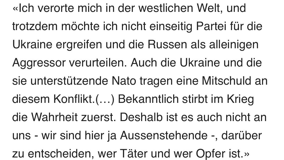 DFoppa's tweet photo. «Ich möchte nicht die Russen als alleinigen Aggressor verurteilen»: Wenn Mitte-Ständerat Peter Hegglin während der gestrigen Ratsdebatte einen auf Gerhard Schröder macht https://t.co/xrvi4KlSpl