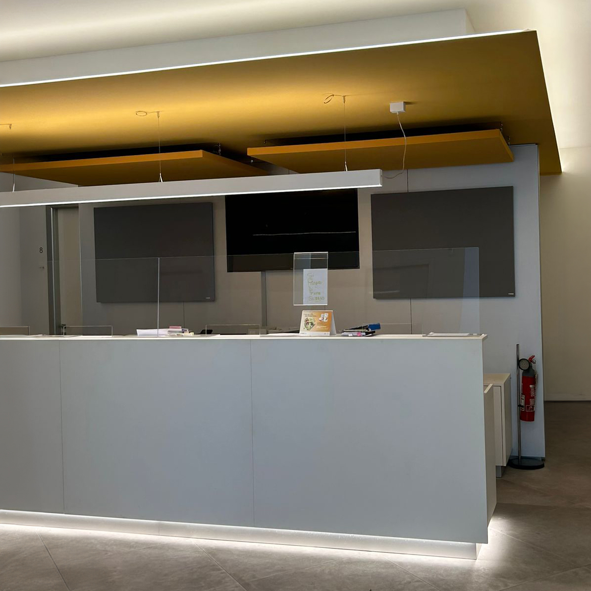 OudimmoAcoustic's tweet photo. Con l'utilizzo dei nostri AkuPan® FireSafe, abbiamo trasformato l'acustica della farmacia di Fano.

 #sonoryze #acustica #comfortacustico #architettura #pannelliacustici #interiordesign #architettura #design #benessereacustico #soluzioniacustiche https://t.co/41Uo2dAC4d
