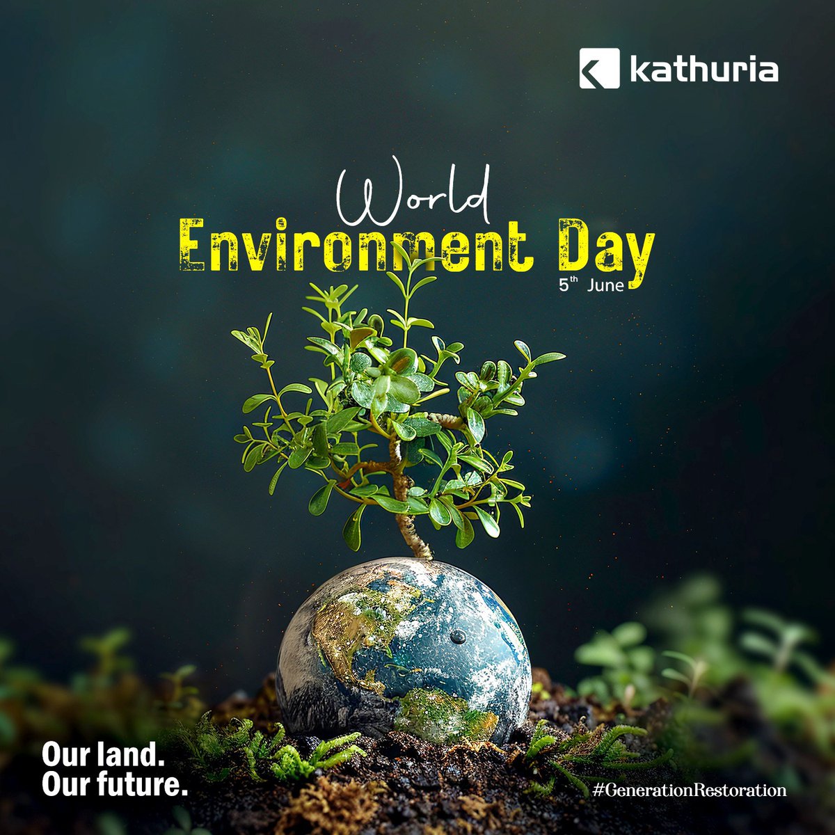 KRollmill's tweet photo. It's high time to heal our Planet Earth and boost it with Land restoration, desertification, and drought resilience. It is our land, our future, and so our responsibility is to build a better Planet on this #WorldEnvironmentDay. 
Nurture Nature, Nurture Life for a Better Tomorrow https://t.co/mT51CFfkhS