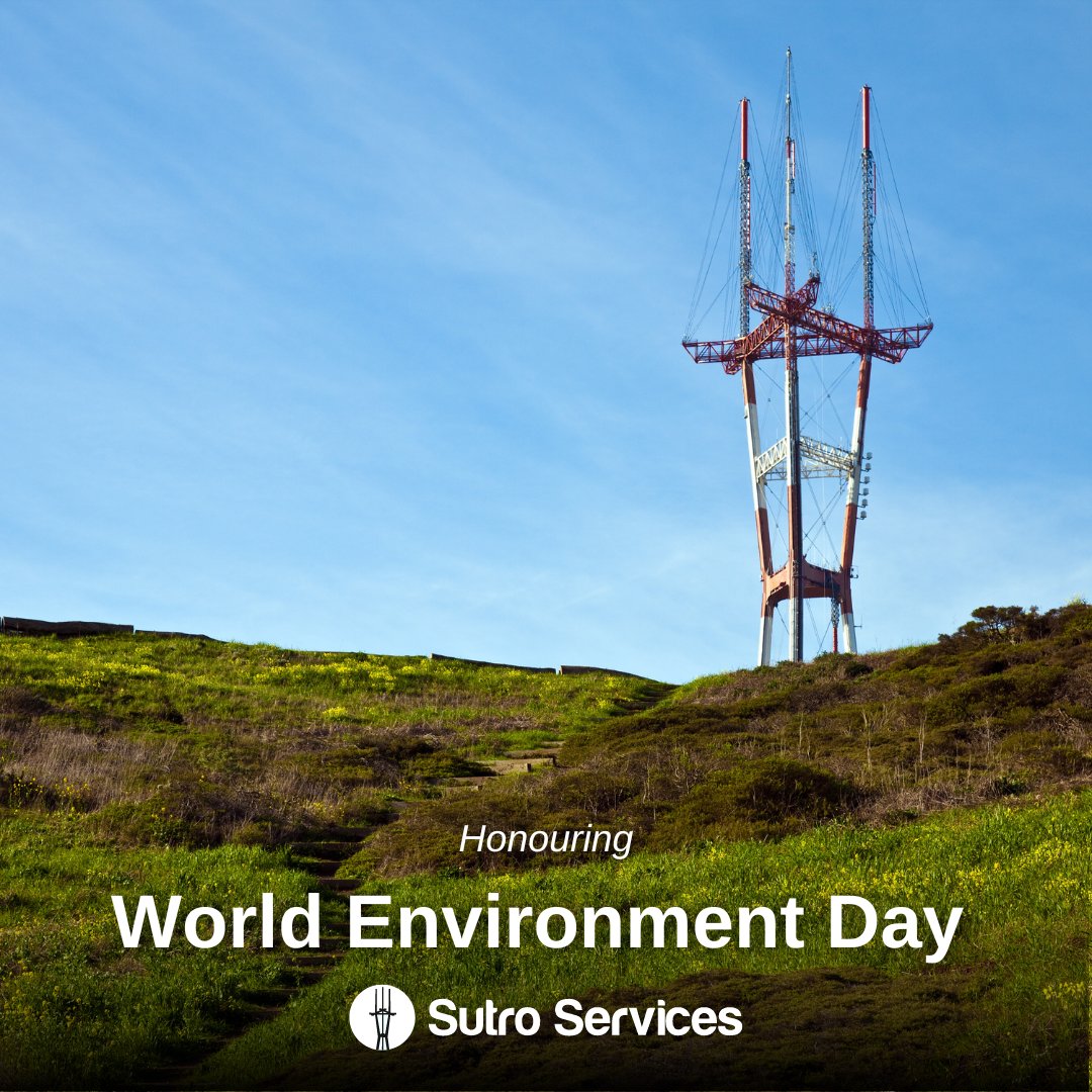 🌍 Happy World Environment Day from Sutro Services! 🌱

By prioritising eco-friendly solutions and reducing our carbon footprint, we aim to make a positive impact on our planet.

Join us in celebrating and protecting our environment every day. 🧡💚

#worldenvironmentday