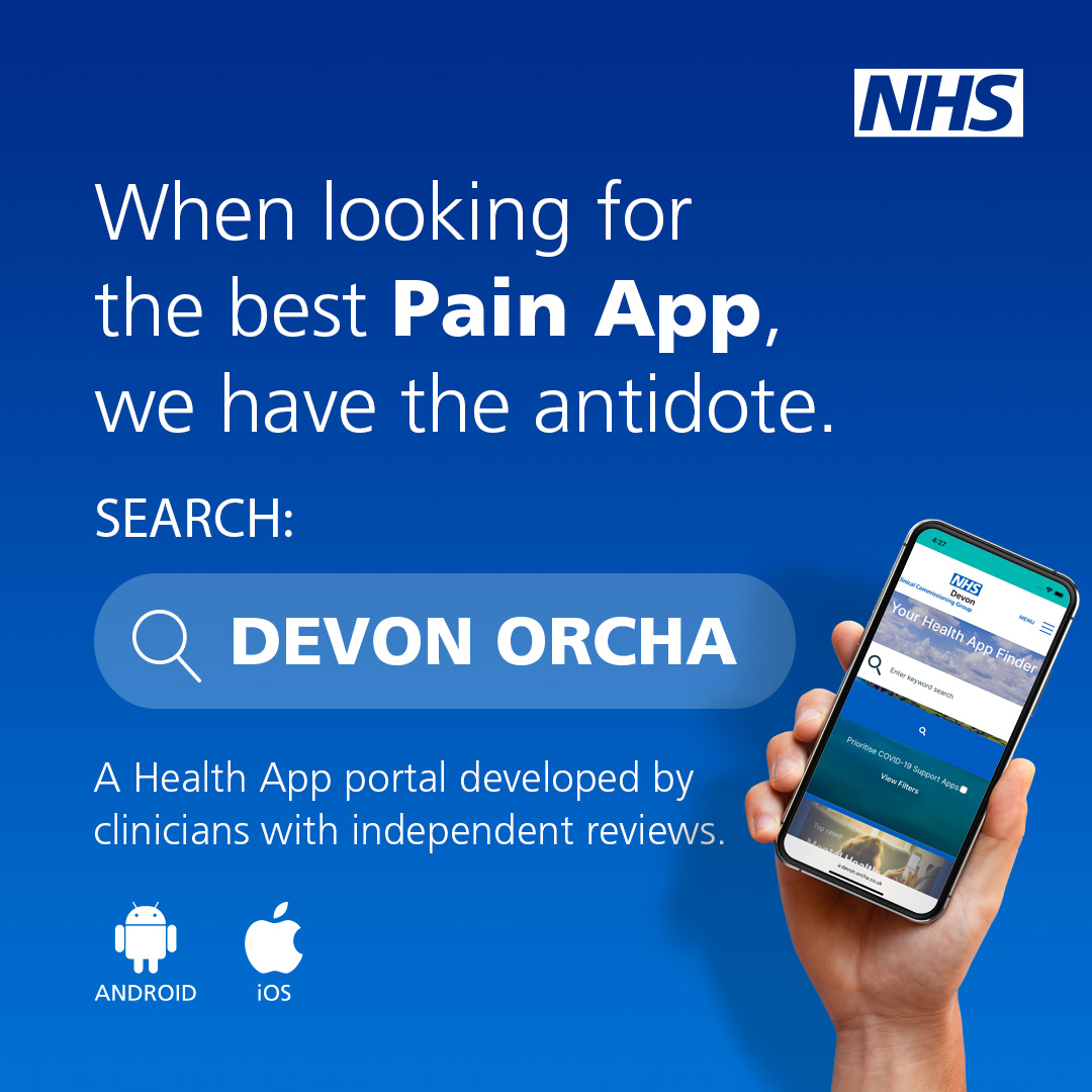 Find your #HealthApp today using our local library of reviewed apps on the @ORCHAHealth site. 

You can search for any health app you require to get the support and guidance you need. To start your search and find the app you have been looking for, visit: devon.orcha.co.uk.