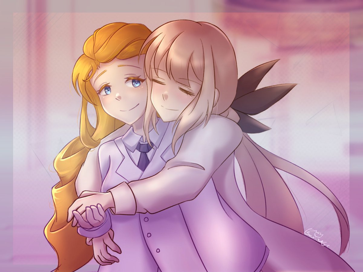 “who says a love story requires a male lead?”

#anothereden #アナザー絵デン