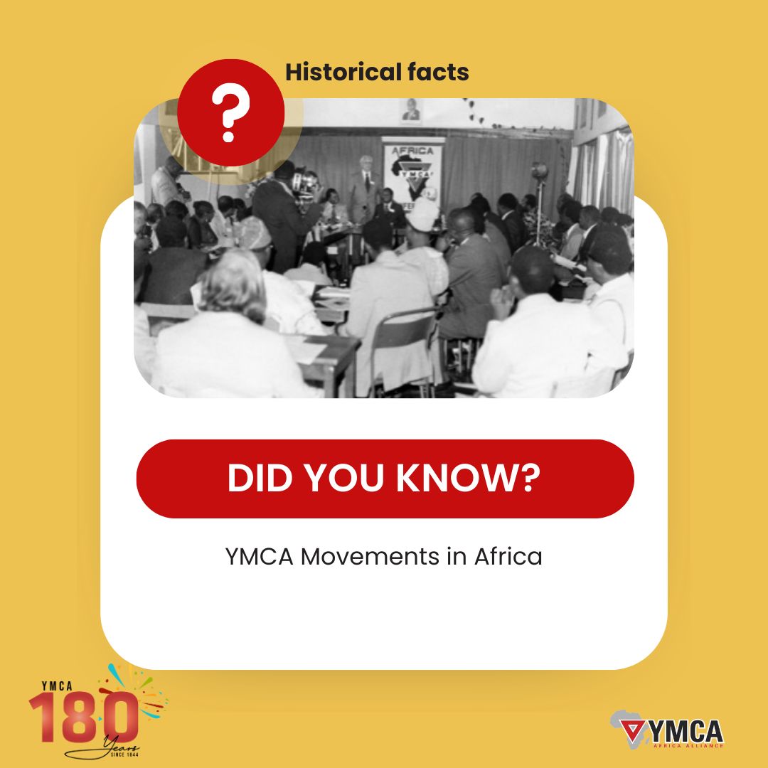 Did you know the 1950s and 1960s were transformative as many African nations gained independence. During this period, the YMCA promoted leadership training and community development, playing a vital role in the continent’s progress. #YMCA180