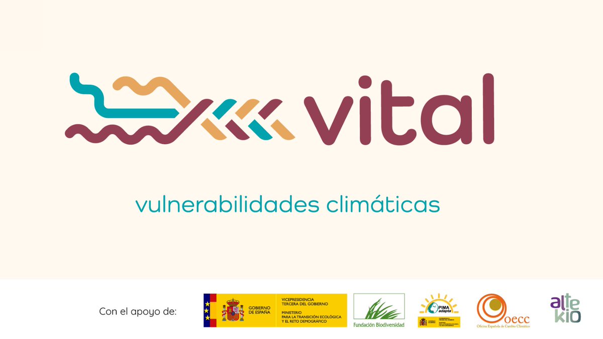 unproyectovital's tweet photo. 〰️ Hoy, #DiaMundialDelMedioAmbiente, nace esta cuenta para dar a conocer el proyecto 𝐕𝐢𝐭𝐚𝐥 #VulnerabilidadesClimáticas 

Una investigación de @Altekio financiada por @FBiodiversidad #ProyectosPNACC 🌍

¡Síguenos 🔔 y pronto te contamos más! 😊 

〰️ https://t.co/jqGSNRTHMX https://t.co/hR5JIv4Iuj