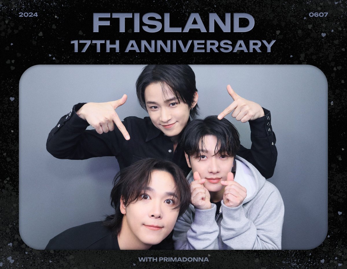 [Anniversary] #FTISLAND데뷔17주년 #FTISLAND_17th_Anniversary
2024.06.07 #FTISLAND 의 데뷔 17주년을 축하해주세요♥