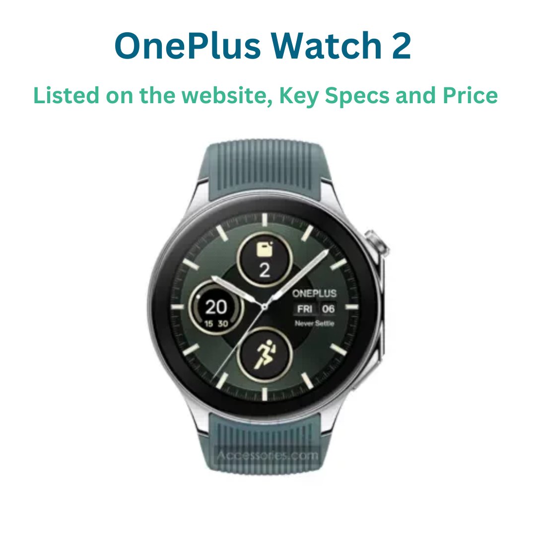 gadgetsaccessor's tweet image. Time to upgrade your wrist game with the sleek and stylish OnePlus Watch 2!

Check Price and Specs👇
gadgetsandaccessories.com/gadget/oneplus…

#oneplus #onepluspakistan #onepluswatches #watch2 #smartwatches #Pakistan #gadgetsandaccessories #gadgets #accessories #technology #engineering