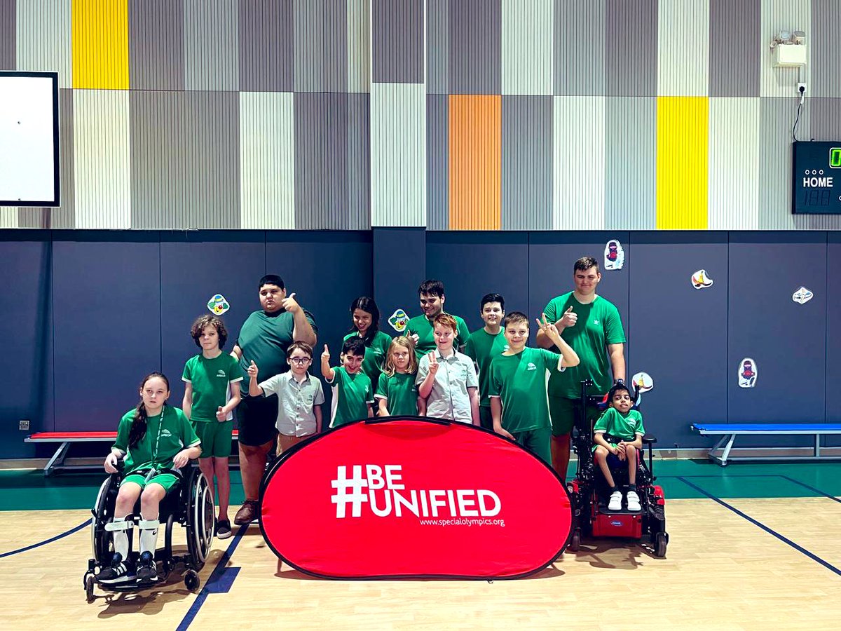 ArborPrimary's tweet photo. What an honour🥹- to host #beunified Rounders🏏 Competition for the #UAE🇦🇪. What a special day❤️ for everyone & instills @ArborDubai💚 with pride to have the chance to be a part of this! Being an #inclusive🥰 school is who we are & ensure we remain #enoughforallforever💚! 🙏🏼🌿🏆 https://t.co/nUQOlZMC3g