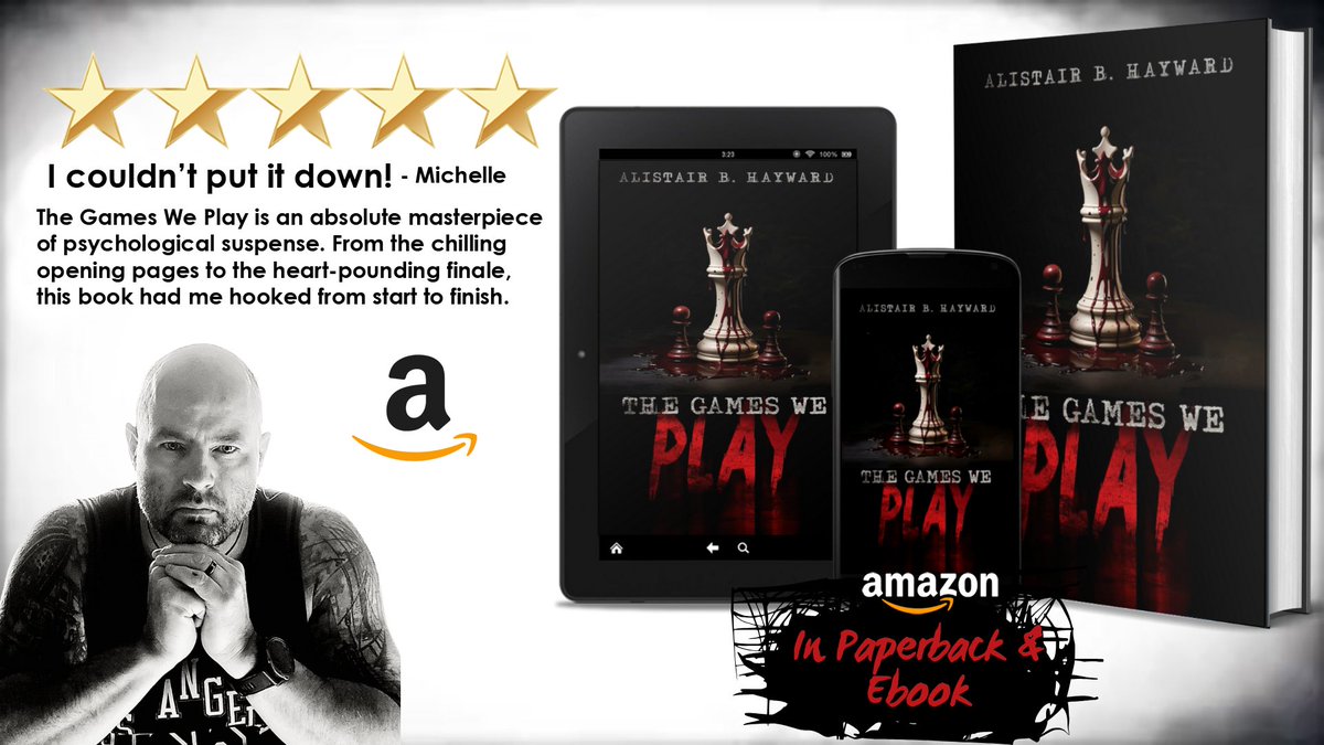 alistairhayward's tweet photo. Got my first review on Amazon!
https://t.co/WBUzjBcAY2
#Amazon #KindleUnlimitedd #amazonkindle #horrorbook #thrillerbooks #serialkillerbooks #splatterpunk https://t.co/itQC9e4Co5